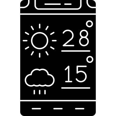 Hava simgesinin vektör illüstrasyonu