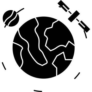 Dünya gezegeninin simgesi katı bir şekilde