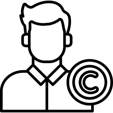 özet biçiminde telif hakkı entelektüel simgesi