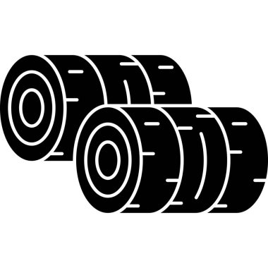 Araba lastiği simgesi, basit tarzı