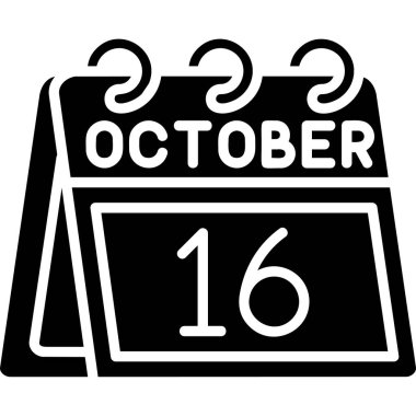 1 Ekim tarihli takvim