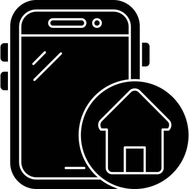 Ev simgesi vektör illüstrasyonu