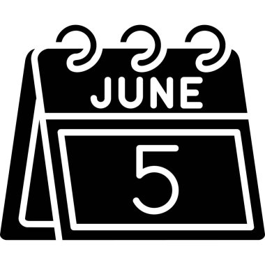 Haziran takvimi simgesi