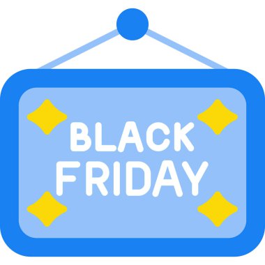 Kara Cuma vektör sembol tasarımı