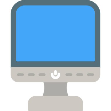 LCD düz vektör simgesi