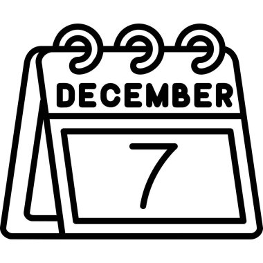 17 Aralık simgesi, bir takvim, takvim