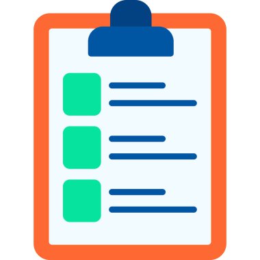 Belge. Web simgesi basit illüstrasyon