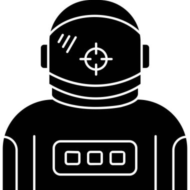 uzay uzaylı simgesi, basit biçim