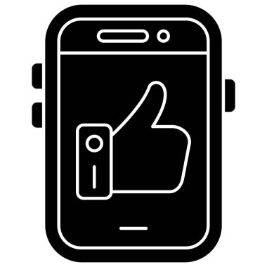 akıllı telefon simgesi, vektör illüstrasyon tasarımı