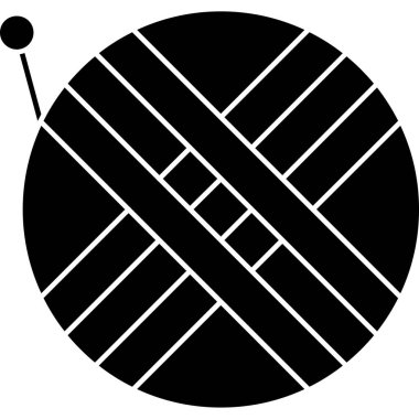 Bir ızgara simgesinin vektör illüstrasyonu