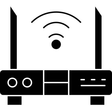 ağ yönlendirici simgesi taslak biçimi