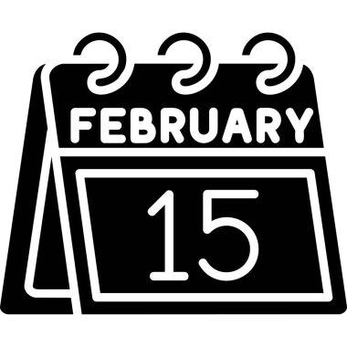 Takvim simgesi tasarımı, vektör