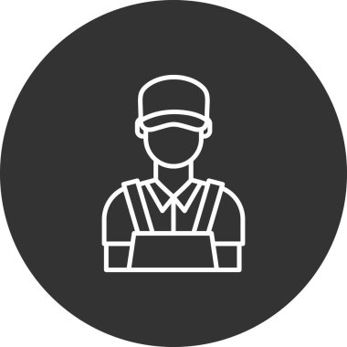 İnsan simgesinin vektör illüstrasyonu