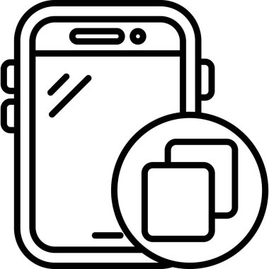 - Telefon. Web simgesi basit illüstrasyon