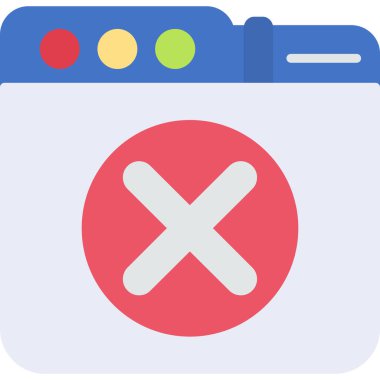 silme simgesi, vektör illüstrasyonu