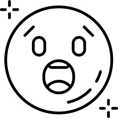 emoji. Web simgesi basit illüstrasyon