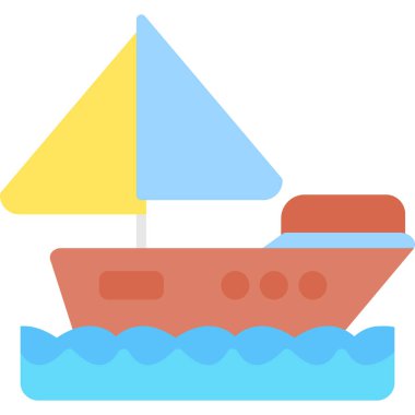 tekne gemi vektör simgesi