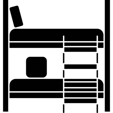 Mobilya simgesinin vektör illüstrasyonu