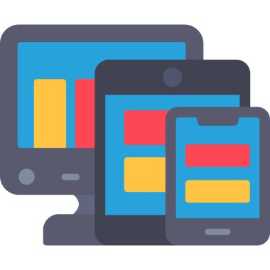 Tablet pc bilgisayar simgesi