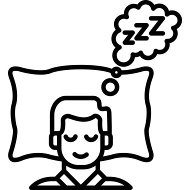 Uyuyan Adam simgesi, taslak biçimi