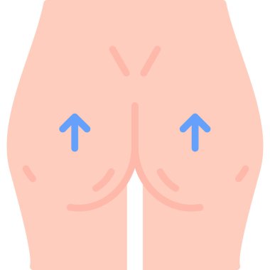 Kadın vücudu, vektör illüstrasyonu