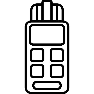 Telefon ikonu. Taslak vektör. telefon simgesi