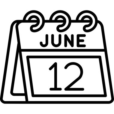 Kolayca değiştirebilen ya da düzenleyebilen takvim kabartma vektör simgesi