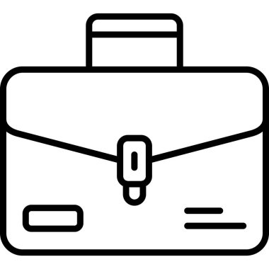 bagaj. Web simgesi vektör illüstrasyonu