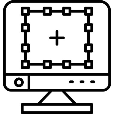 Web tasarım simgesi, vektör illüstrasyonu