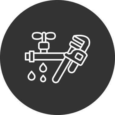 Modern simgenin vektör illüstrasyonu