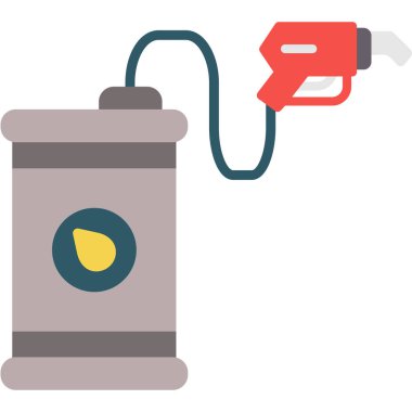 Yakıt vektör simgesi. düz dizayn sembolü.