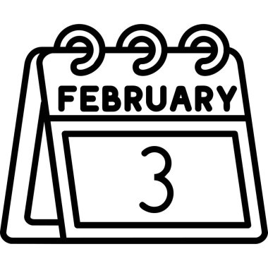 Takvim simgesi tasarımı, vektör illüstrasyonu