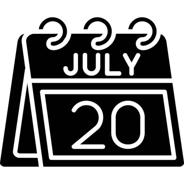 Bir günlük takvimdeki 20 Temmuz tarihi