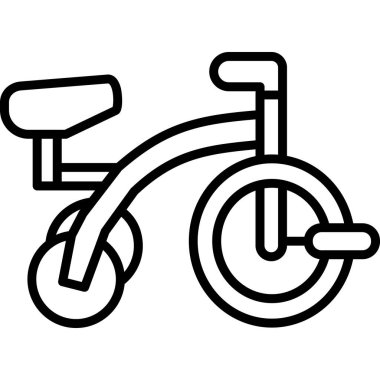 Bisiklet. Web simgesi basit illüstrasyon