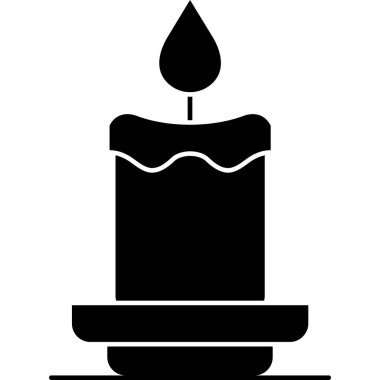 pastalı doğum günü mumu, basit tasarım