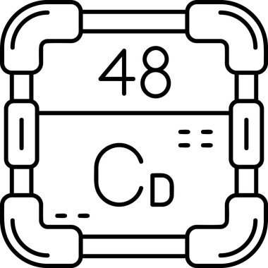 Ağ simgesi. 9 d vektör illüstrasyonunun basit bir gösterimi