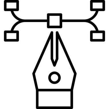 Bir bisikletin vektör çizimi
