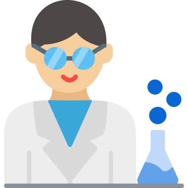 Kimya laboratuarı simgesi