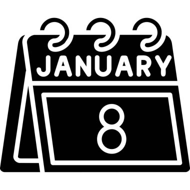 7 Ocak tarihli tek günlük takvim.