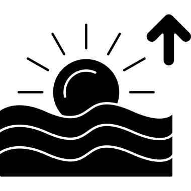 Güneş Simgesi Vektör illüstrasyonu