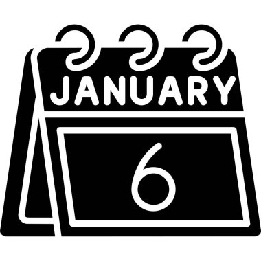 Ocak Glyph vektörü Simge Tasarımı