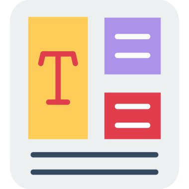 Kitap. Web simgesi basit illüstrasyon