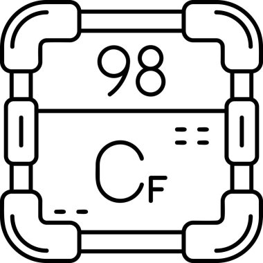 Kimyasal formül. Web simgesi basit illüstrasyon