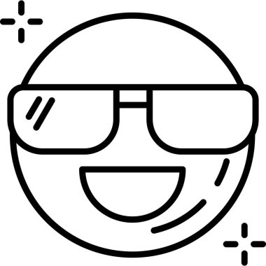 avatar emoji simgesi, vektör illüstrasyonu