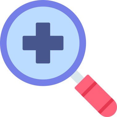 Araştırma. Web simgesi basit illüstrasyon