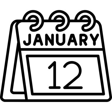 Takvim işareti simgesini, vektör çizim