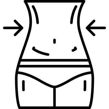 şort şort simgesi ana hat biçiminde