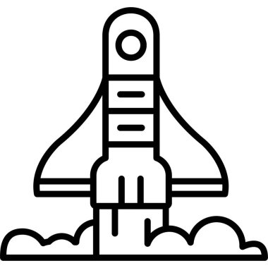 uzay roket simgesi