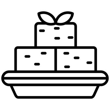 Dondurma ikonlu kek, taslak biçimi