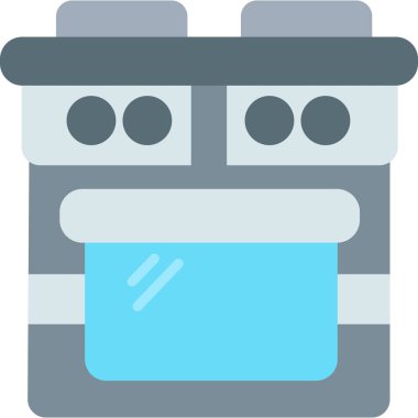 yiyecek içecek buz simgesi ana hatlarıyla doldurulmuş